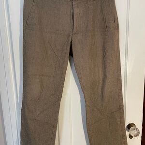 Banana Republic Men's Brown Business Casual Pants Texture 34x30